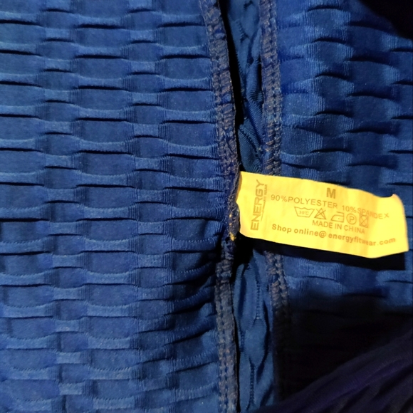 Royal blue tik tok leggings - Picture 3 of 3